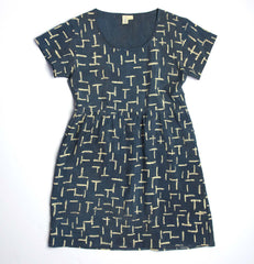 Summer Ferns Tee Dress - Marine