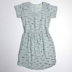 Sails Scoop Neck Dress - Ice
