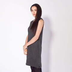 Moves Cupro Shift Dress - Smoke