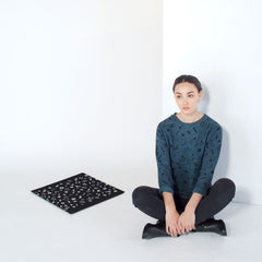 Moves Canvas Knit Sweatshirt - Marine