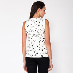 Moves Boyfriend Tank - White