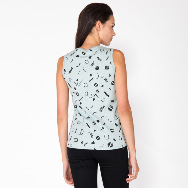 Moves Boyfriend Tank - Glacier