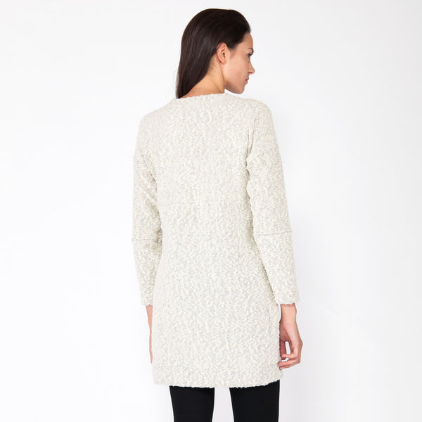 Pebble Knit Dress - White