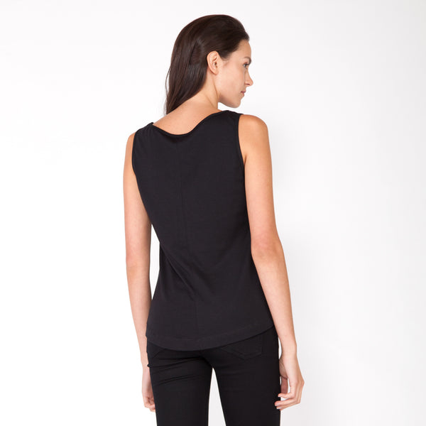 Sails Boatneck Tank - Black