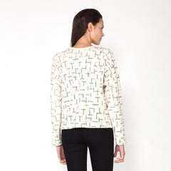 Summer Ferns Sweatshirt - Natural