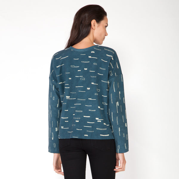 Sails Canvas Sweatshirt - Marine