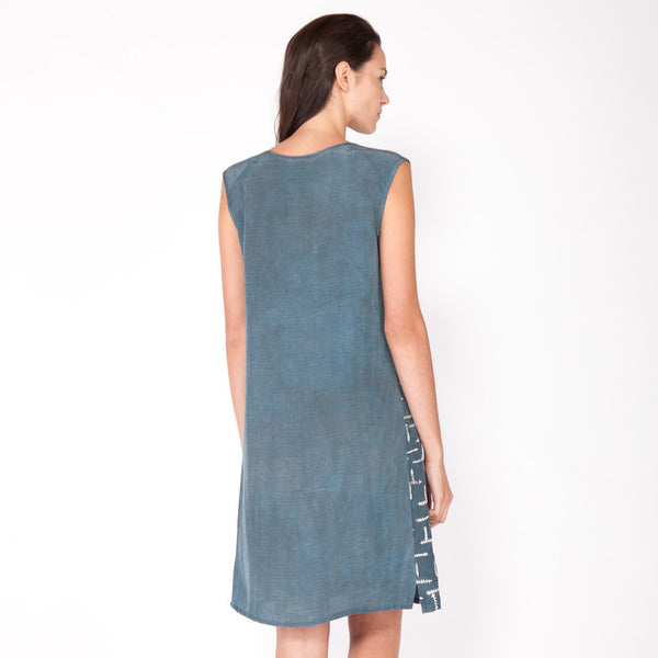 Summer Ferns Shift Dress - Marine