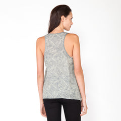 Tropical Leaves Tank - Ash