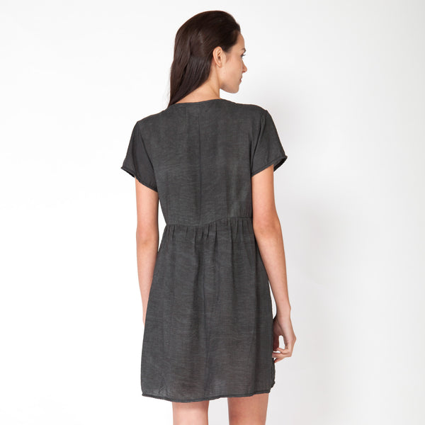 Parachute Tee Dress - Charcoal