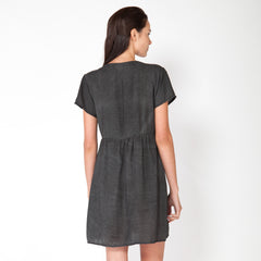 Parachute Tee Dress - Charcoal