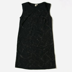 Shattered Shift Dress - Black