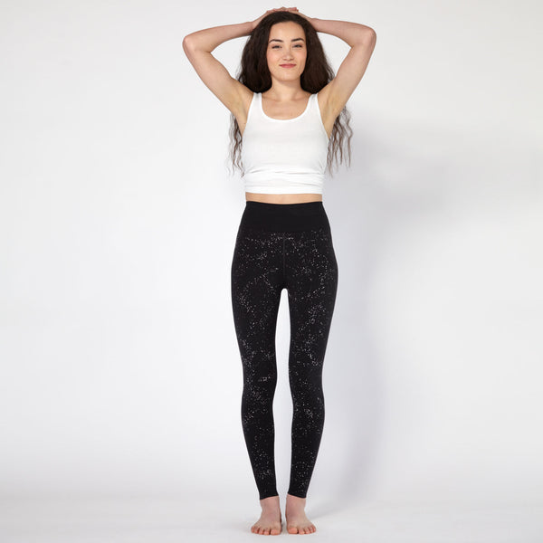 Shattered High Rise Leggings - Black
