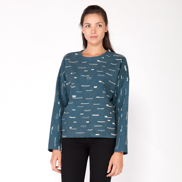 Sails Canvas Sweatshirt - Marine